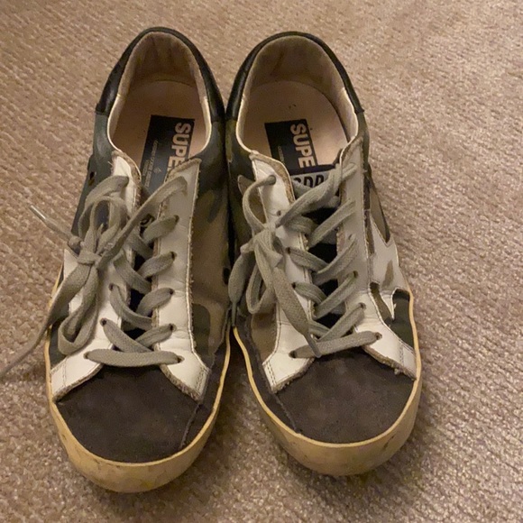 Golden Goose camouflage sneakers size 7